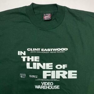 Vintage 90s In the Line of‎ Fire movie promo shirt